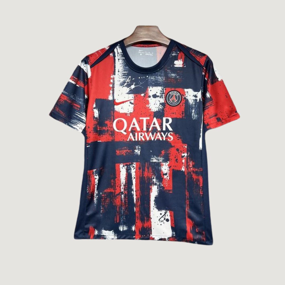 Paris Saint-Germain - Maillot Pre-Match 24/25 - Rouge, Bleu, Blanc