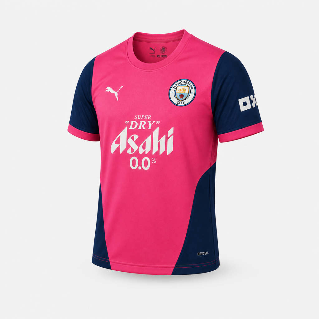 Manchester City – Maillot Entraînement 26/27 – Rose/Bleu