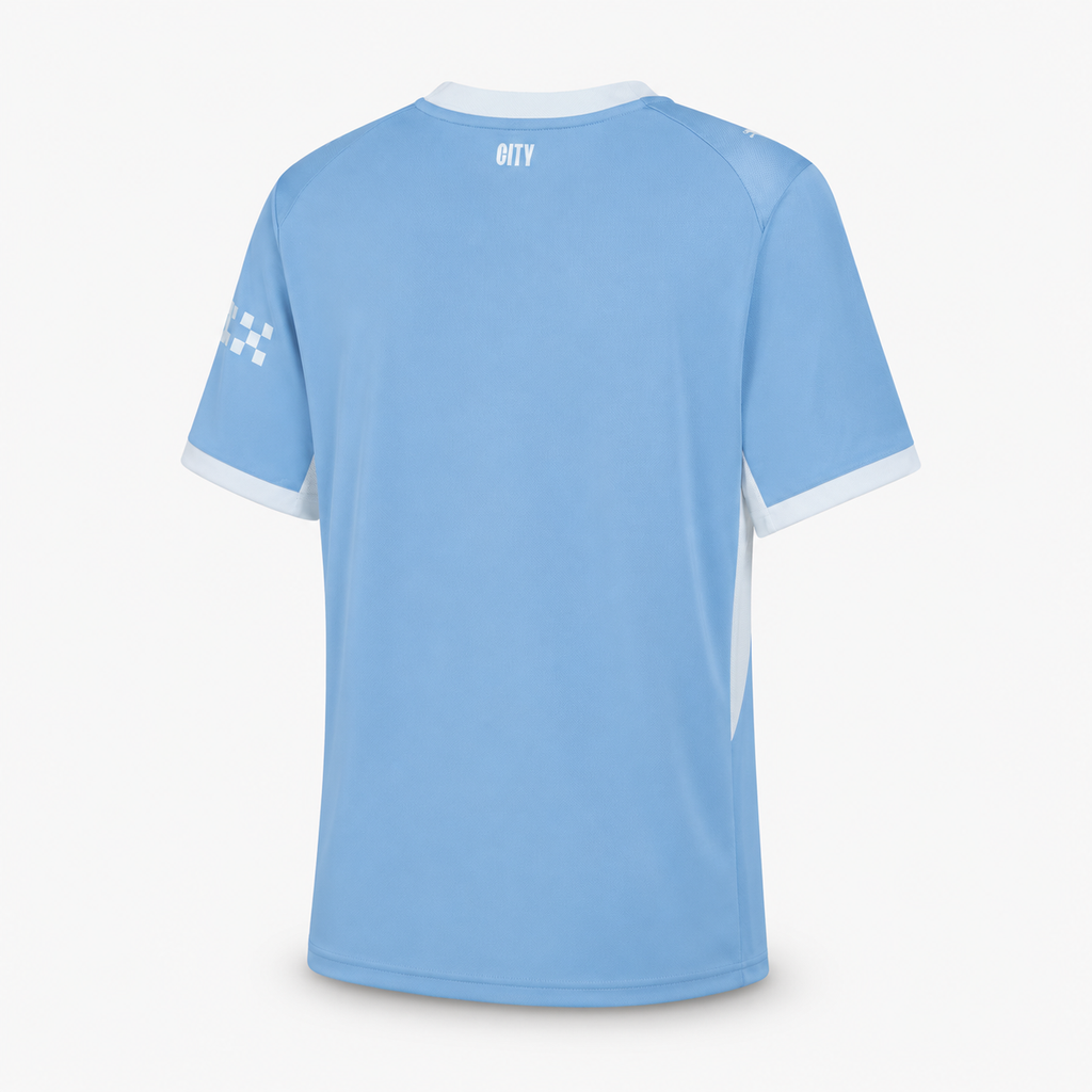 Manchester City - Maillot Domicile 26/27 - Bleu/Blanc