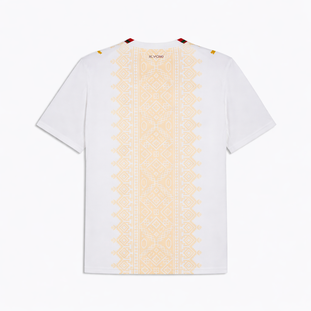 Maroc – Maillot Extérieur 26/27 – Blanc/Or