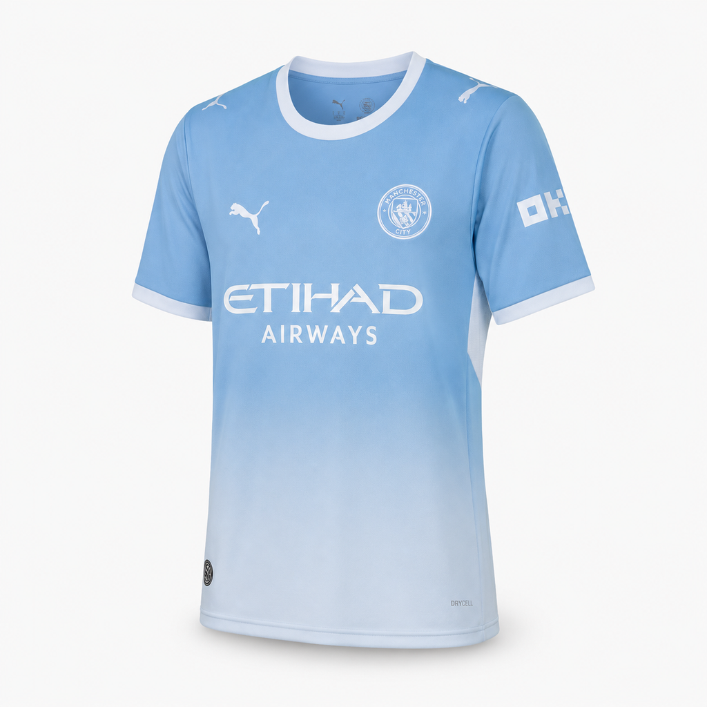 Manchester City - Maillot Domicile 26/27 - Bleu/Blanc