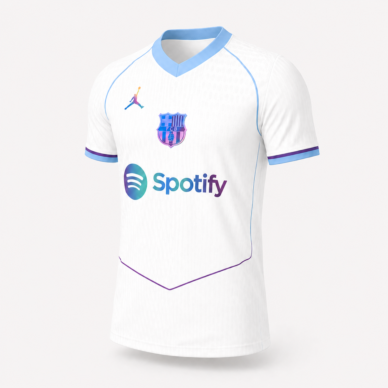 FC Barcelone – Maillot Concept 25/26 – Blanc / Bleu