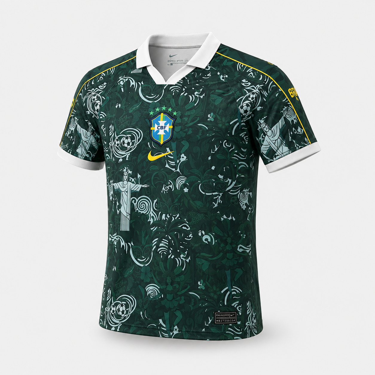 Brésil – Maillot Édition Joga Bonito - Vert / Blanc