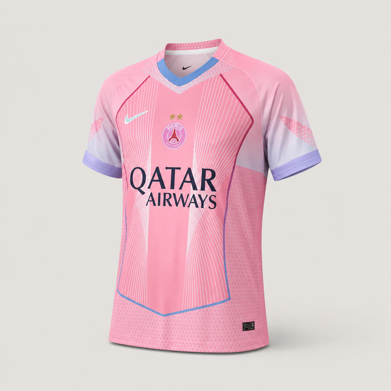 Paris – Maillot Concept 26/27 - Rose / Rouge (2 étoiles)