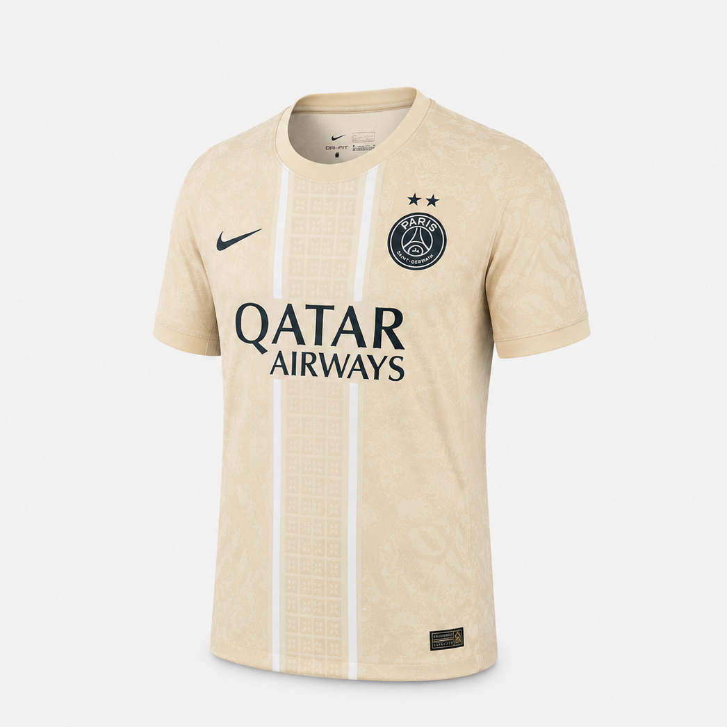 Paris – Maillot Concept 25/26 - Beige/Noir (2 étoiles)