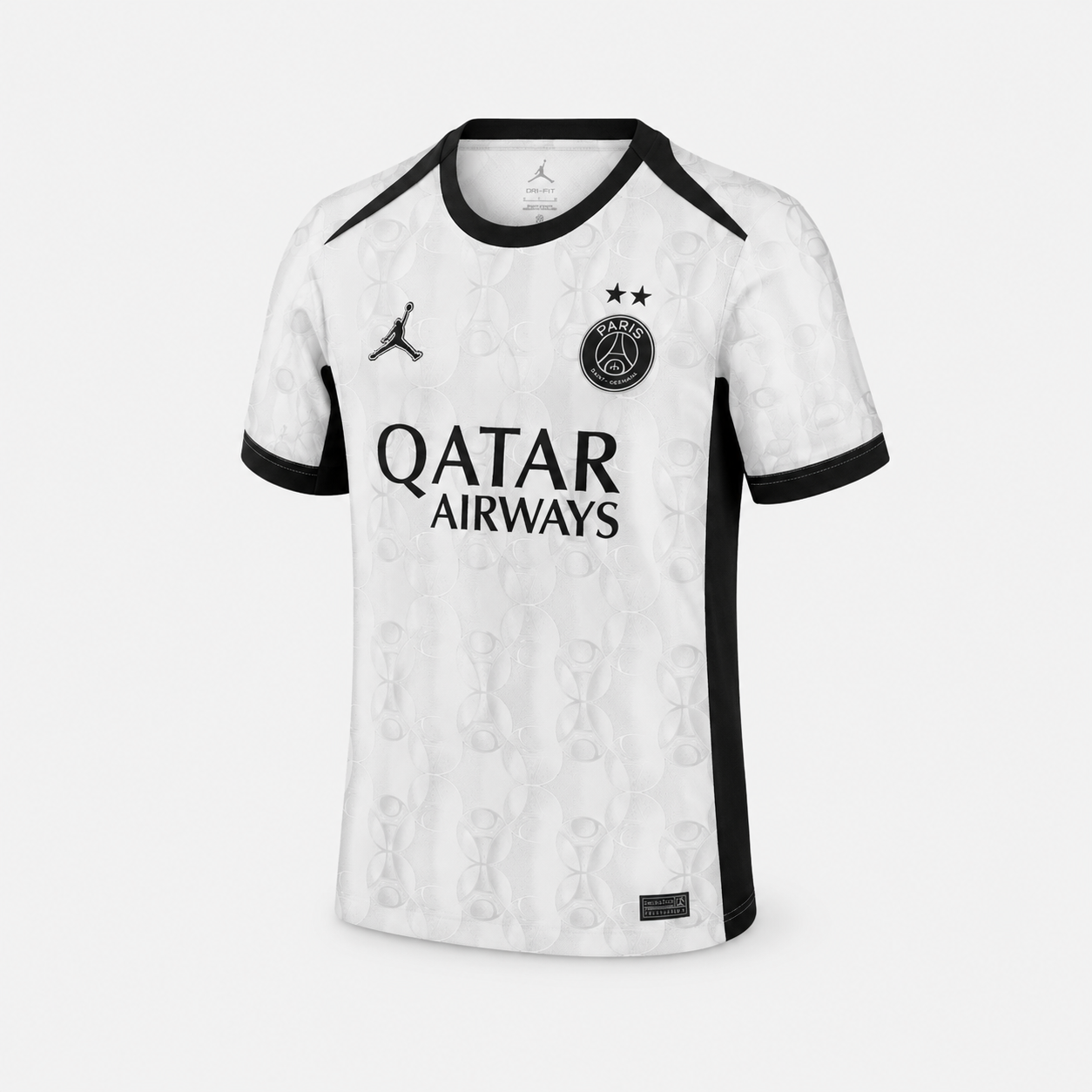 Paris – Maillot Entraînement 25/26 - Gris/Noir (2 étoiles)