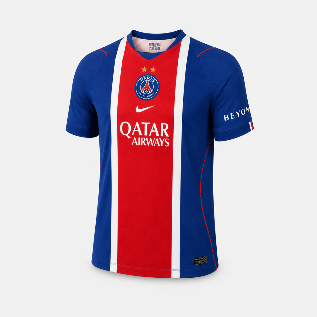 Paris – Maillot Domicile 26/27 - Bleu / Rouge (2 étoiles)