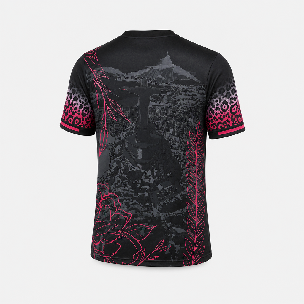 Brésil - Maillot Concept 25/26 - Noir/Rose