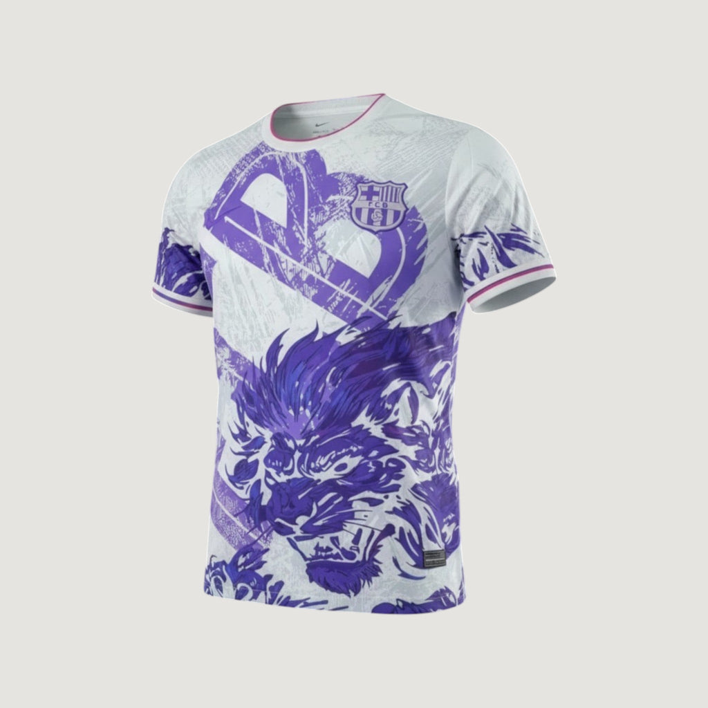 FC BARCELONE – MAILLOT CONCEPT 25/26 – BLANC & VIOLET
