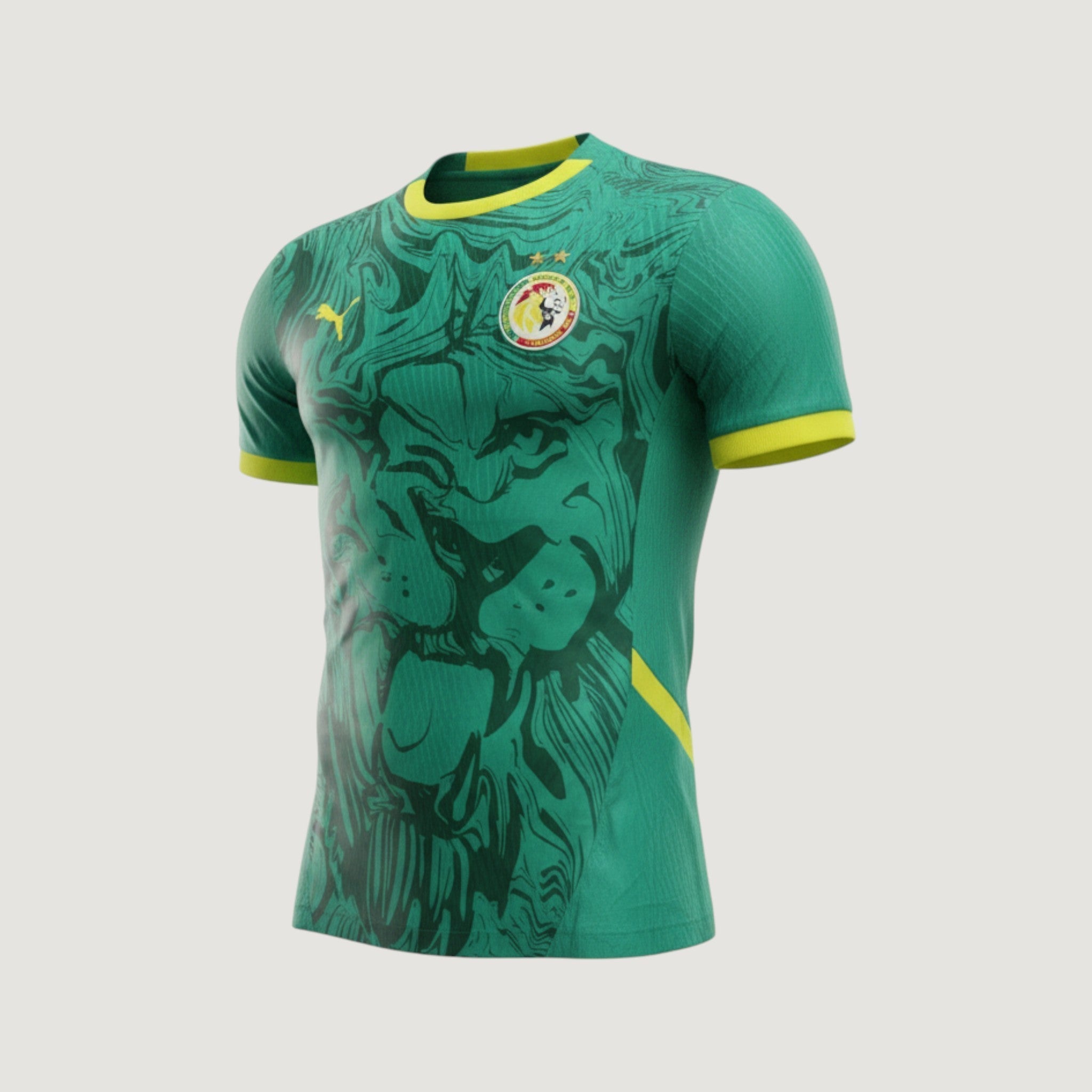 Sénégal – Maillot Domicile 2024/2025 (2 Étoiles CAN 2025) – Vert