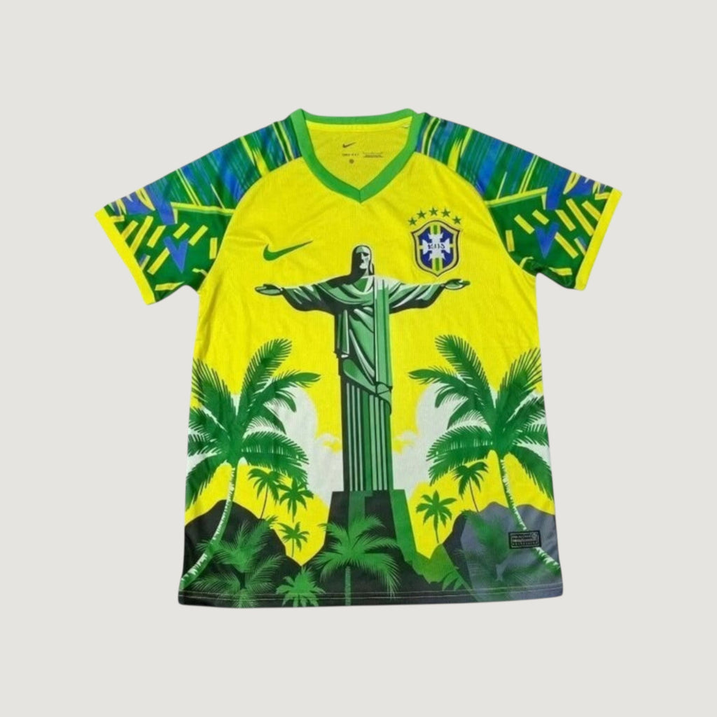 BRÉSIL – MAILLOT CONCEPT 25/26 – JAUNE & VERT