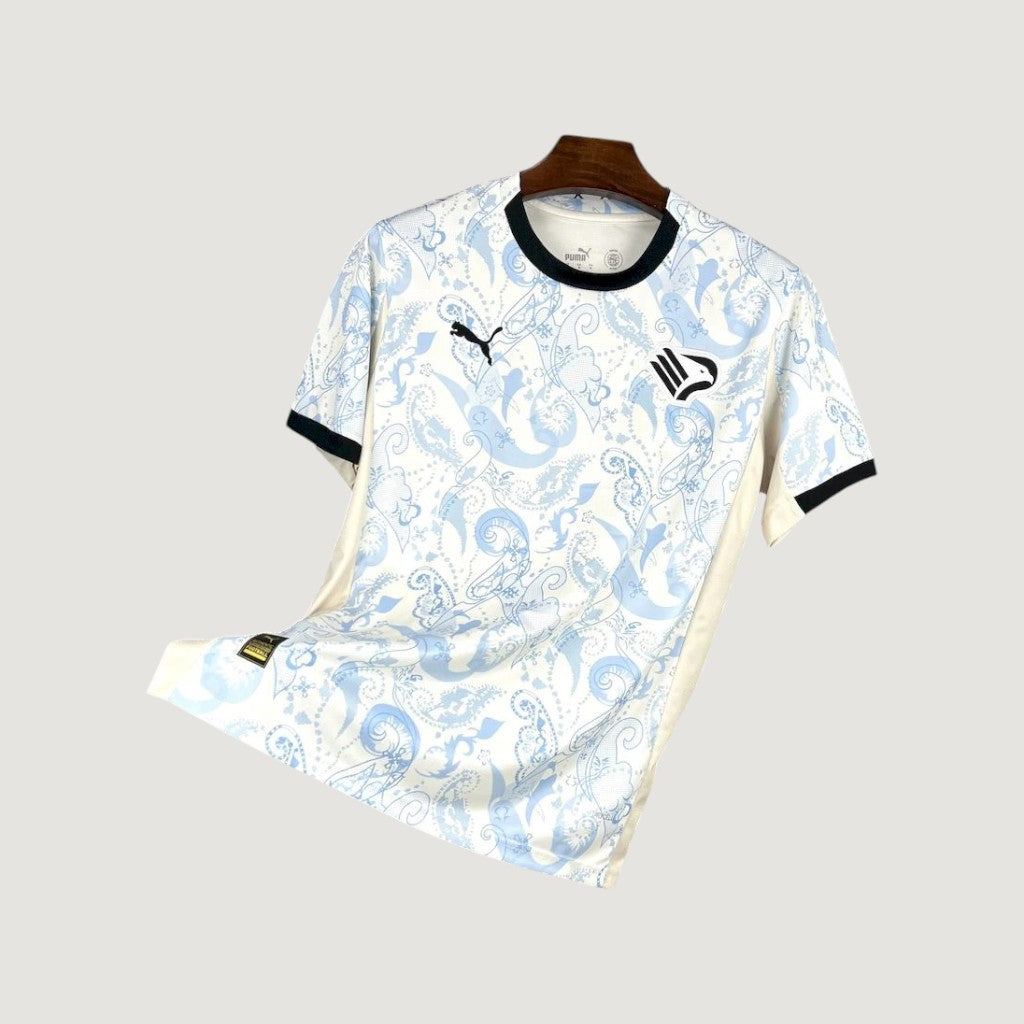 Palermo – Maillot Extérieur 25/26 – Blanc & Bleu