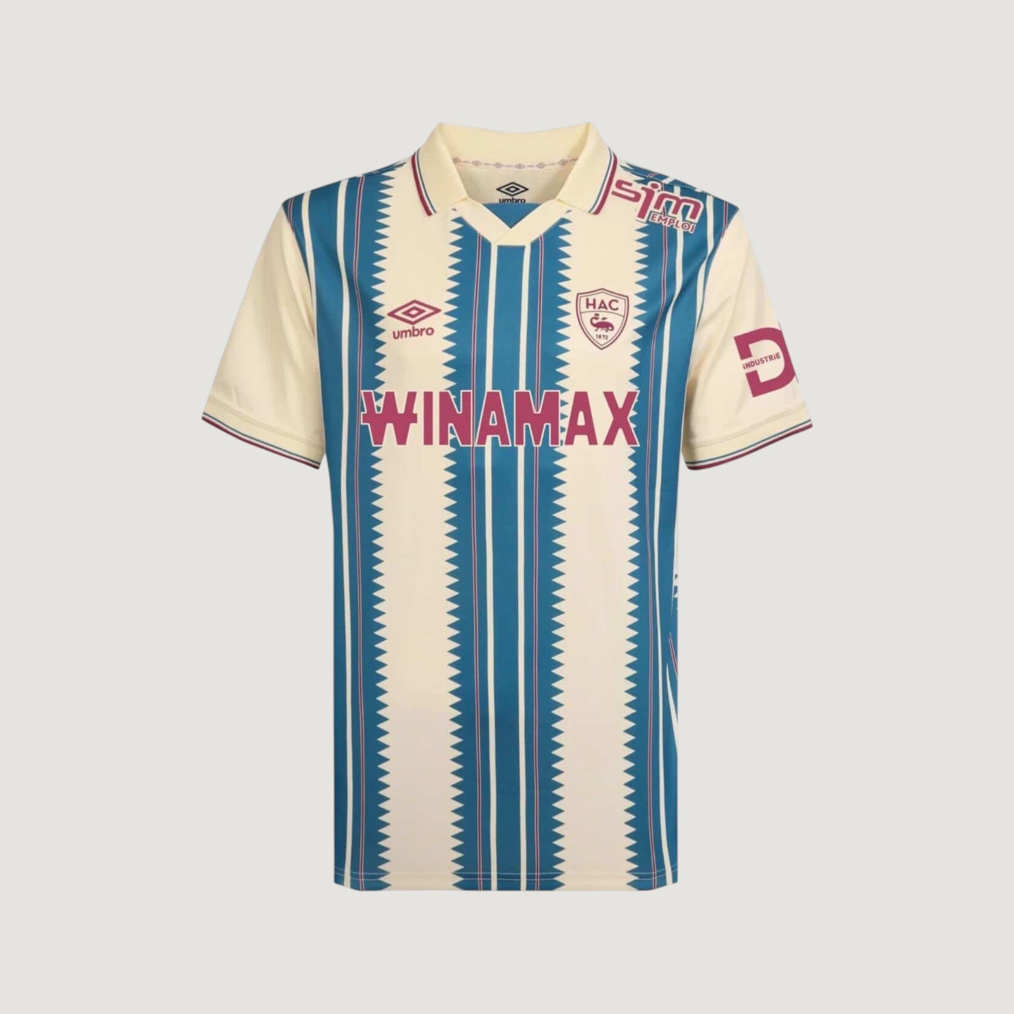LE HAVRE AC – MAILLOT DOMICILE 25/26 – CRÈME & BLEU